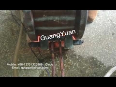Wheel hub moving hardening with induction heating machine