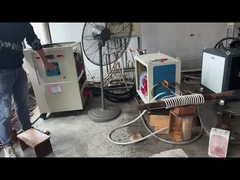 60KW Metal Heat Treatment Machine 10-50khz Fluctualting Frequency With Industrial Chiller