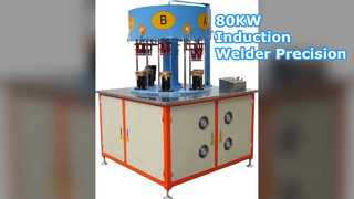 80KW Induction Brazing Welder 6 Stations Fast Heat