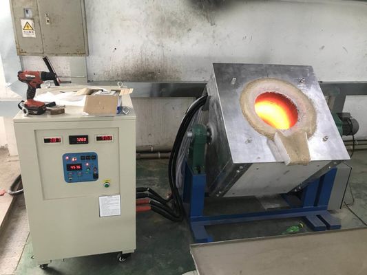 100KW Medium frequency (Frequency range 1-10khz) Induction Melting furnace
