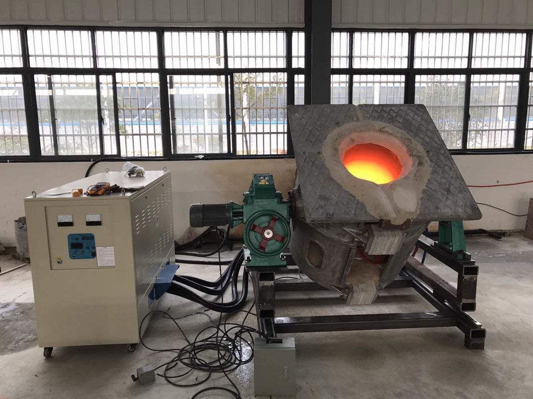 Induction melting equipment for steel / iron / copper / aluminum