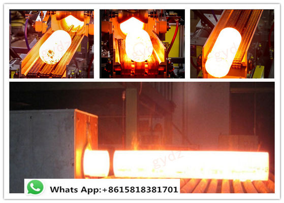 1200C 250KW Induction Forging Furnace For Carbon Steel Preheating