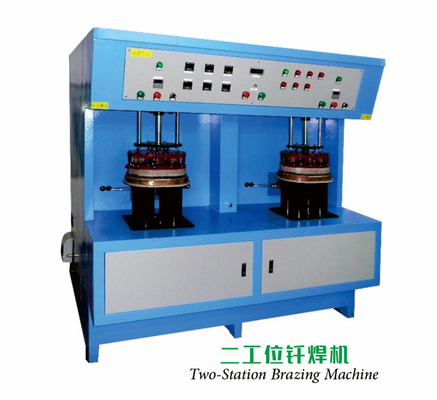 Three Phase Induction heating machine / Two Station Braze welding machine