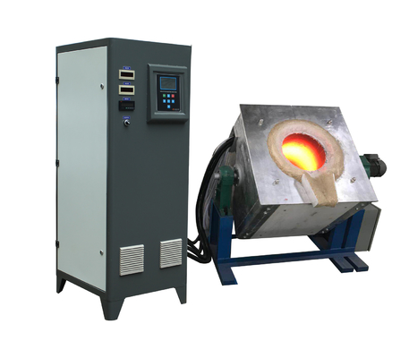 60KW Induction Melting Equipment Touch Screen Light Frequency 1-10Khz For Metal Melting